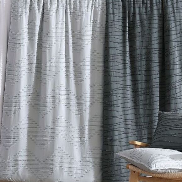 Koolaburra By Ugg Koolawash Wavy Clip Jack Comforter Set w/Shams- Turbulence - Picture 6 of 13